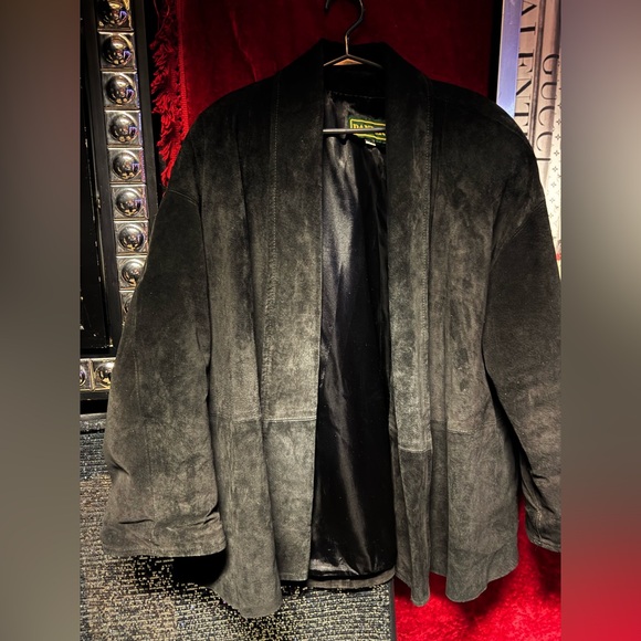 Danier BLACK LARGE flowing oversized M woman's 90's swing jacket. - Picture 11 of 16